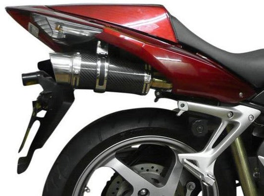 DELKEVIC Honda VFR800 VTEC Full Exhaust System Mini 8" Carbon