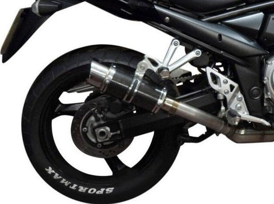 DELKEVIC Suzuki GSF1250 Bandit Full Exhaust System with Mini 8" Carbon Silencer