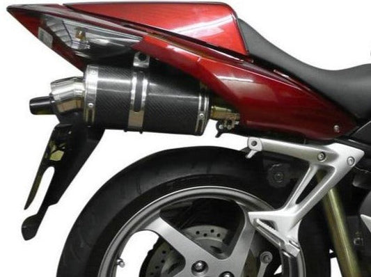 DELKEVIC Honda VFR800 VTEC Full Exhaust System DS70 9" Carbon