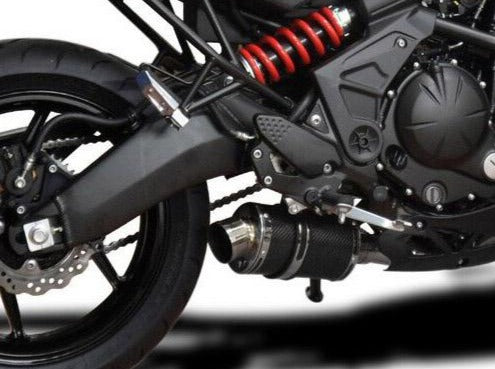 DELKEVIC Kawasaki Versys 650 (07/14) Full Exhaust System with DS70 9" Carbon Silencer