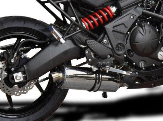 DELKEVIC Kawasaki Versys 650 (07/14) Full Exhaust System with Stubby 14" Silencer