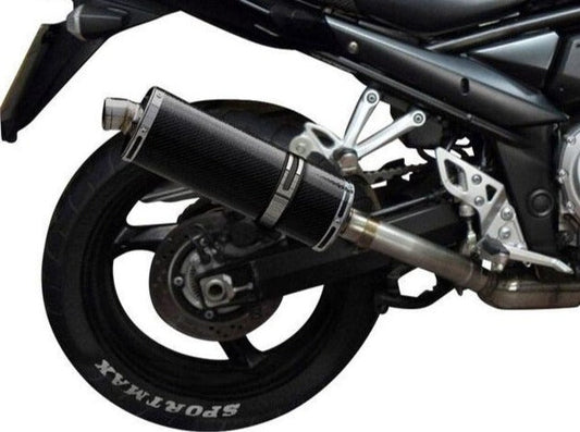 DELKEVIC Suzuki GSF1250 Bandit Full Exhaust System with Stubby 14" Carbon Silencer