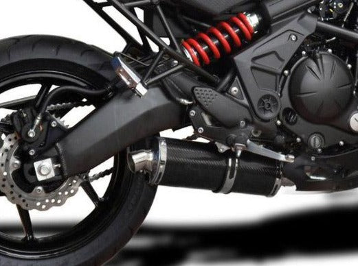 DELKEVIC Kawasaki Versys 650 (07/14) Full Exhaust System with Stubby 14" Carbon Silencer