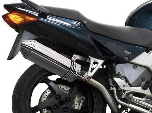 DELKEVIC Honda VFR800 Interceptor (98/01) Full Exhaust System with 13" Tri-Oval Silencer (high level)