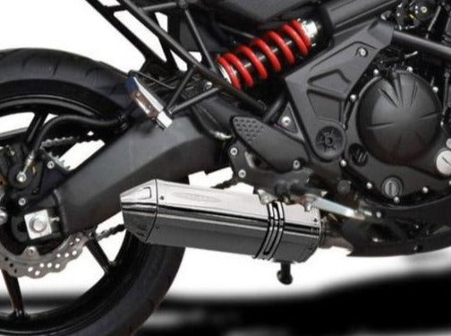 DELKEVIC Kawasaki Versys 650 (07/14) Full Exhaust System with 13" Tri-Oval Silencer
