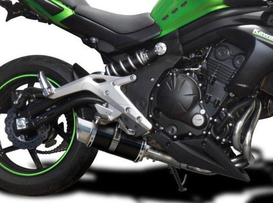 DELKEVIC Kawasaki Ninja 650 / ER-6 Full Exhaust System with Mini 8" Carbon Silencer