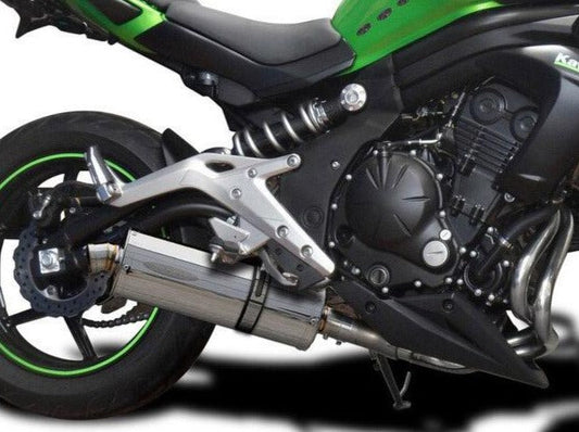 DELKEVIC Kawasaki Ninja 650 / ER-6 Full Exhaust System with Stubby 14" Silencer