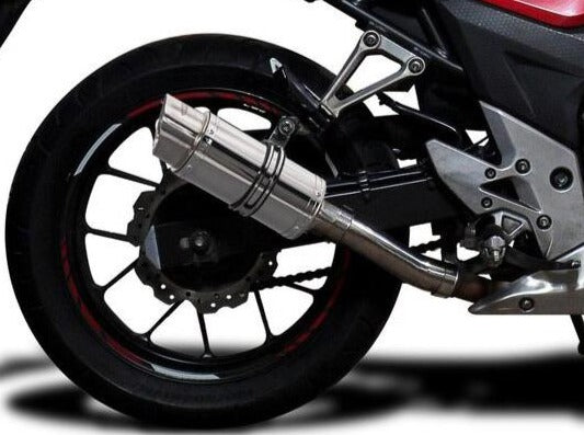 DELKEVIC Honda CB500 / CBR500R Full Exhaust System with Mini 8" Silencer