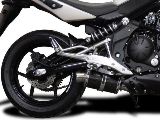 DELKEVIC Kawasaki ER-6N (09/11) Full Exhaust System with DS70 9" Carbon Silencer