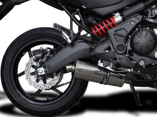 DELKEVIC Kawasaki KLE650 Versys (15/21) Full Exhaust System Stubby 14"