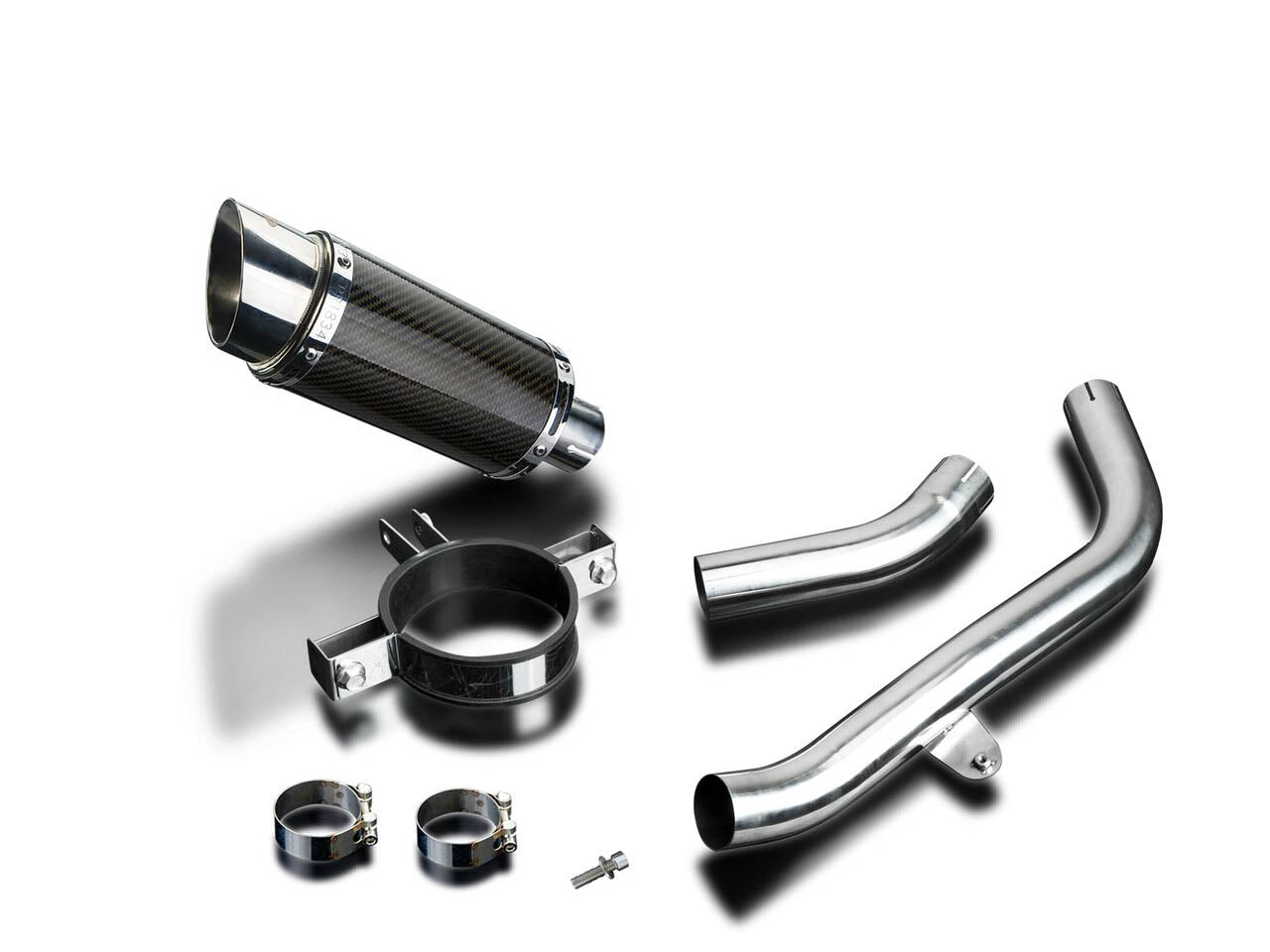 DELKEVIC Honda CBR1000RR (06/07) Slip-on Exhaust Mini 8" Carbon