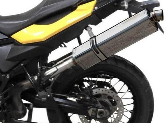 DELKEVIC BMW F650GS / F700GS / F800GS Slip-on Exhaust Stubby 17" Tri-Oval