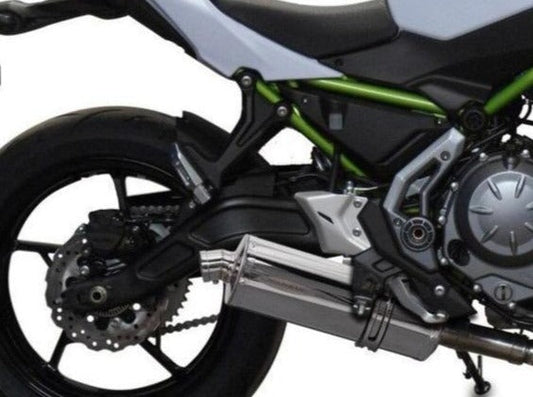 DELKEVIC Kawasaki Z650 Full Exhaust System with Stubby 14" Silencer