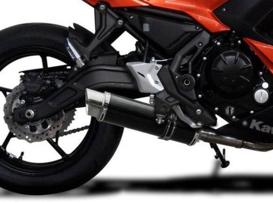DELKEVIC Kawasaki Ninja 650 (2017 – ) Full Exhaust System DL10 14" Carbon