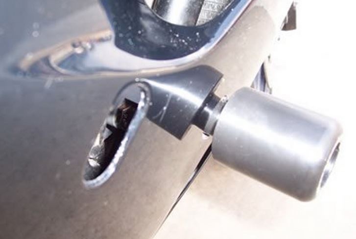 CP0113 - R&G RACING Kawasaki ZZ-R1100/1200 Frame Crash Protection Sliders "Classic"