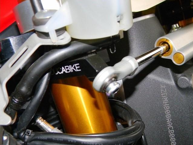 Ducati Panigale 1199/1299 OHLINS Steering Damper + DUCABIKE Support (for Marzocchi 57 mm fork)