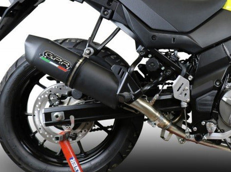 GPR Suzuki DL650 V-Strom (2017+) Full Exhaust System "Furore Evo 4 Nero" (EU homologated)