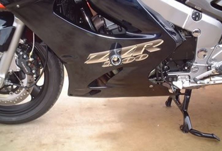 CP0113 - R&G RACING Kawasaki ZZ-R1100/1200 Frame Crash Protection Sliders "Classic"