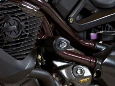 CP0325 - R&G RACING Benelli TNT 1130 Cafe Racer Frame Crash Protection Sliders "Aero"