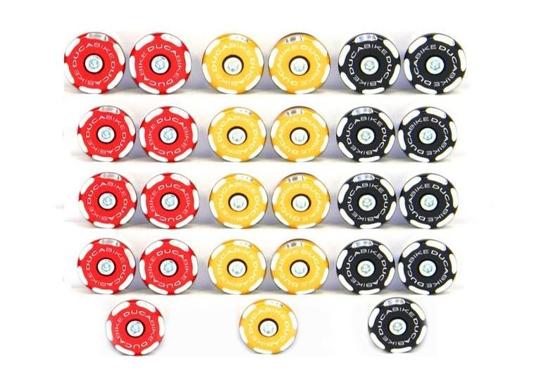 TTSF02 - DUCABIKE Ducati Streetfighter Frame Plugs (bi-color)