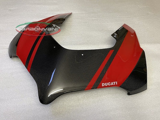 CARBONVANI Ducati Panigale V4 (2018+) Carbon Headlight Fairing (black/red)