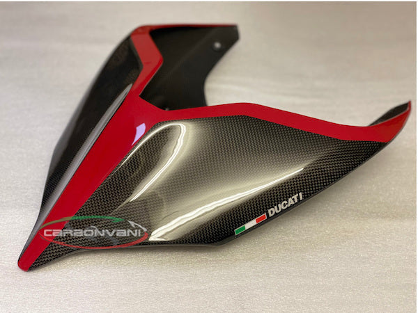 CARBONVANI Ducati Panigale V4 (2018+) Carbon Tail (street version; black/red)